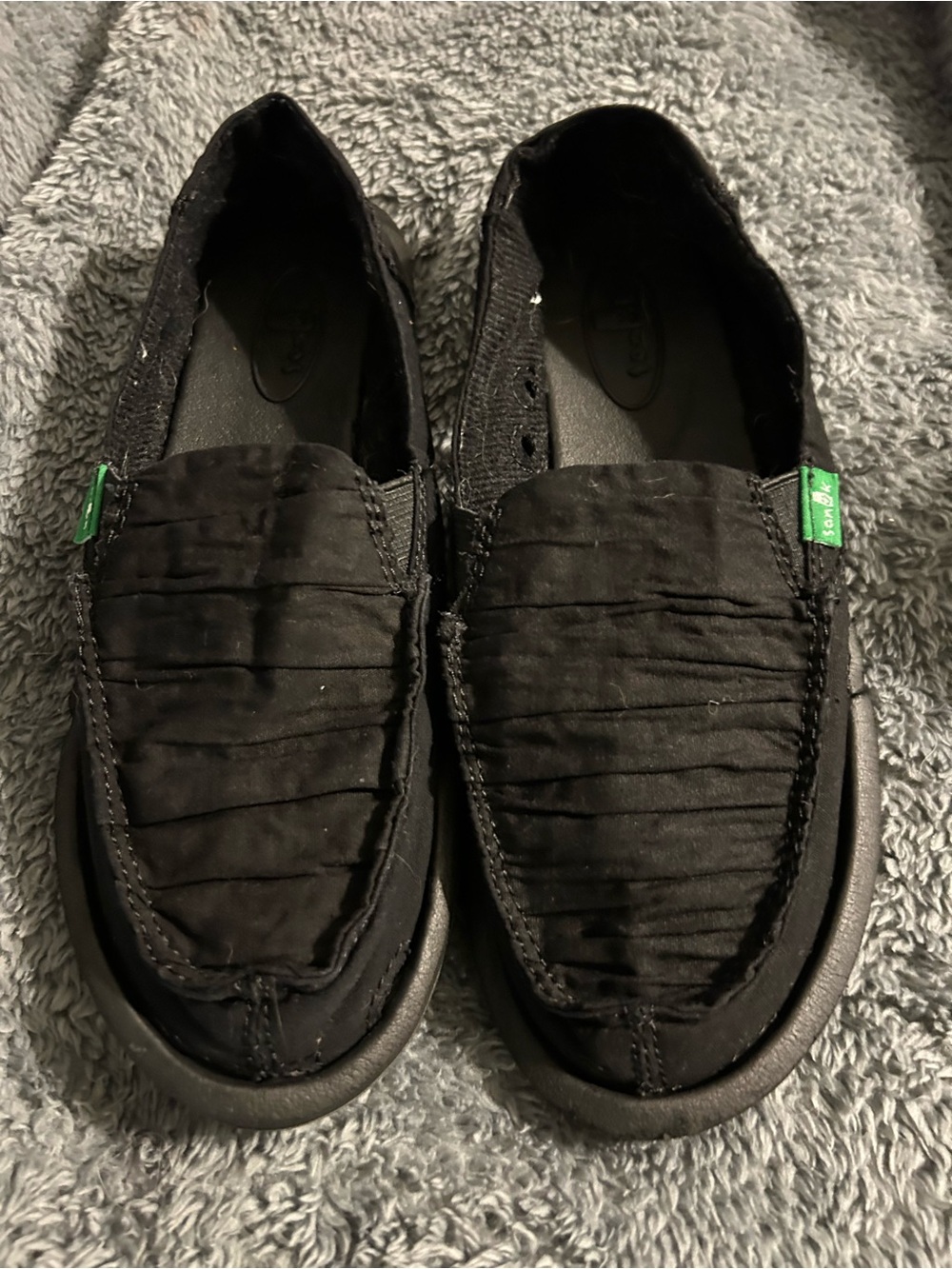 Sanuk Sanuk Black Slip-On Casual Shoes